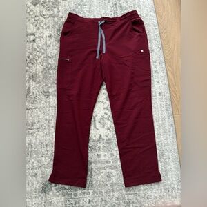 Figs Maroon Technical Collection Women’s Scrub Bottoms